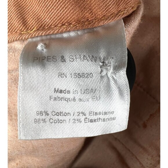 Veronica Beard Jeans Womens Wide-Leg Pants In Rust With Side Stripes Size 24 - Picture 7 of 16